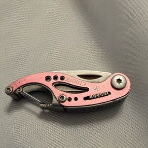 Gerber Mini Pink and Silver Multi-Tool